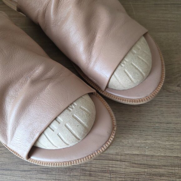 EUC KELSI DAGGER BROOKLYN NUDE SUPER SOFT LEATHER SANDALS SIZE 9.5 - Picture 7 of 16